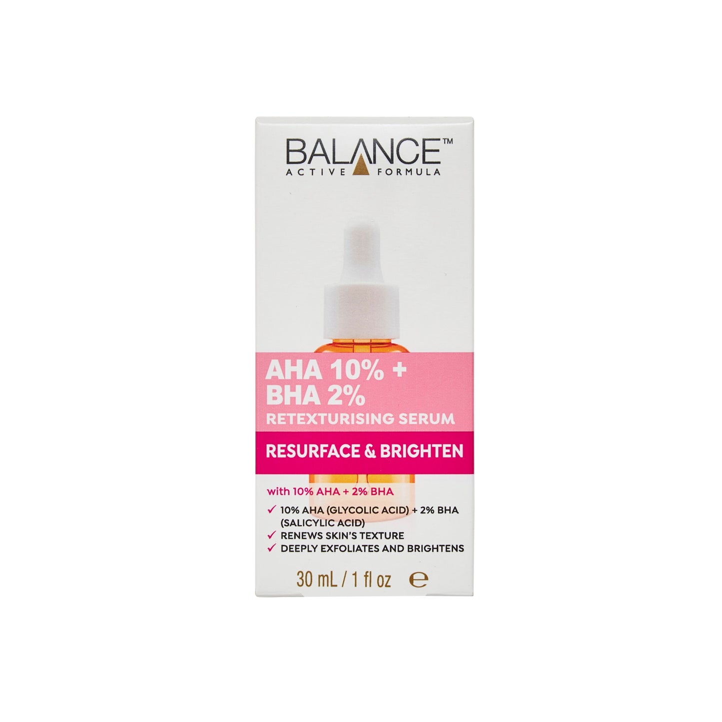 BALANCE ACTIVE FORMULA AHA & BHA SERUM 30ML