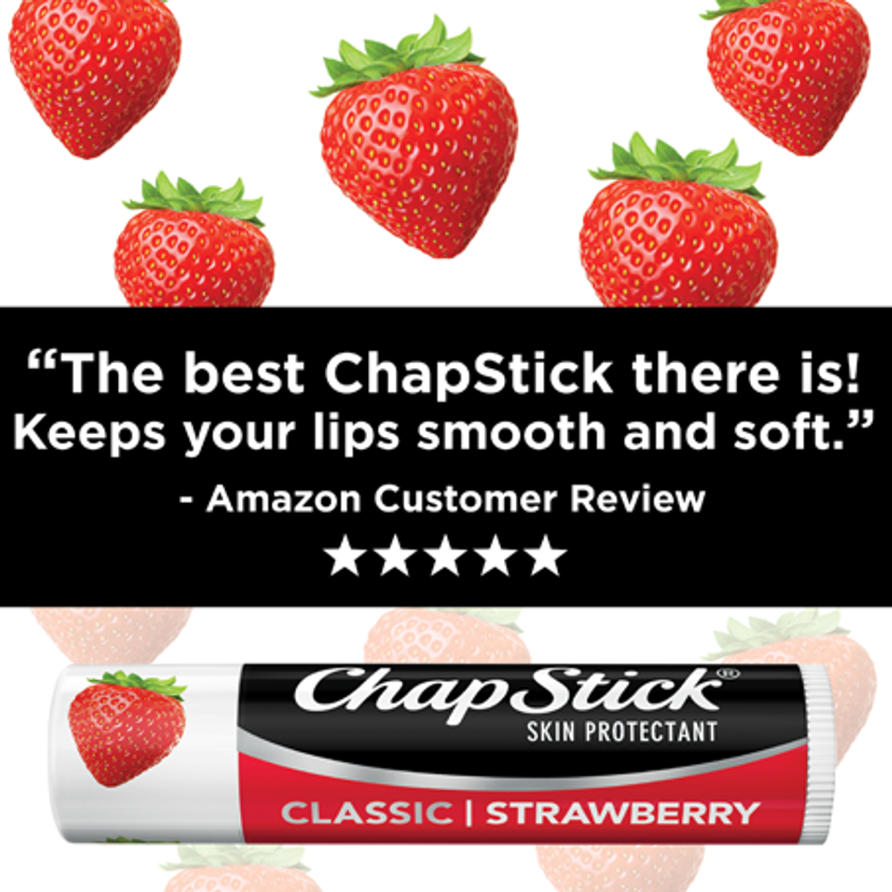 CHAPSTICK CLASSIC STRAWBERRY LIP BALM