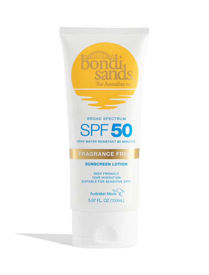 BONDI SANDS SPF 50+ BODY SUNSCREEN FRAGRANCE FREE- 150ML