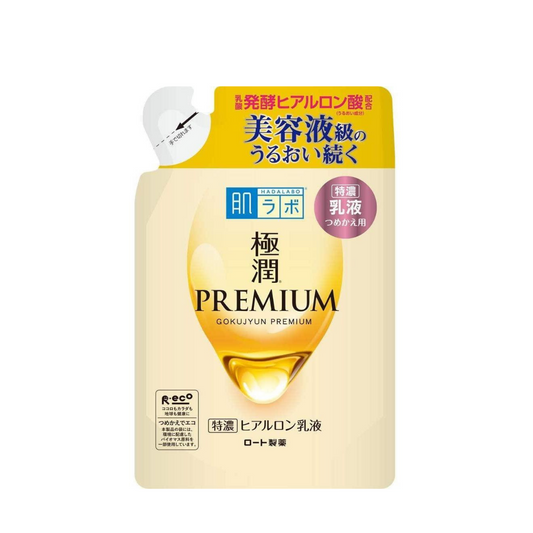 HADA LABO GOKUJYUN PREMIUM MILKY EMULSION REFILL 140ML